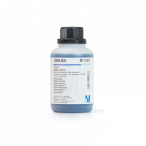 MERCK 109476 pH 9.00 (boric acid/potassium chloride/sodium hydroxide), coloured: blue traceable to SRM from NIST and PTB pH 9.00 (20°C) Certipur® 500